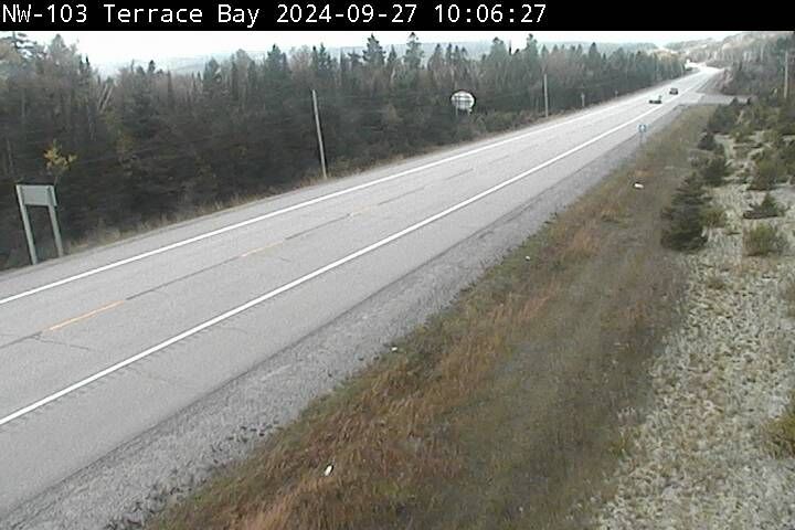 Traffic Cam Terrace Bay Township: Highway 17 near Terrace Bay