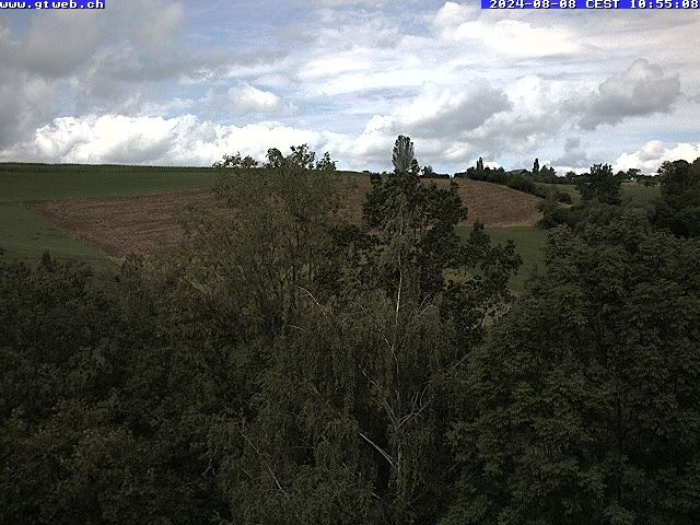 Häfelfingen: Blickrichtung Hof Horn, Buckten, Rümlingen