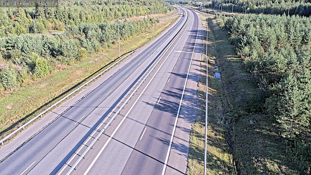 Traffic Cam Keminmaa: Tie 4 Kemi, Hepola - Ouluun