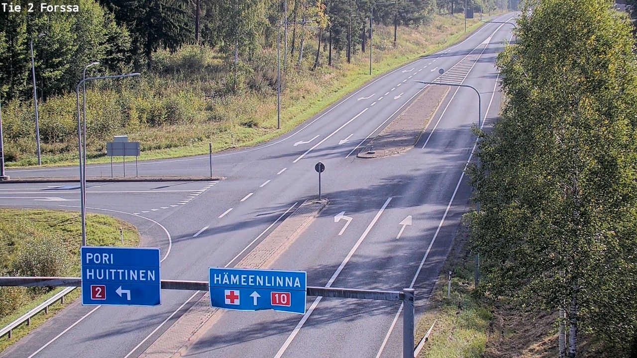 Traffic Cam Forssa: Tie - Tie 10 Hämeenlinnaan
