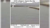 Newport: US101 at - Yaquina Bay Jetty - Overdag