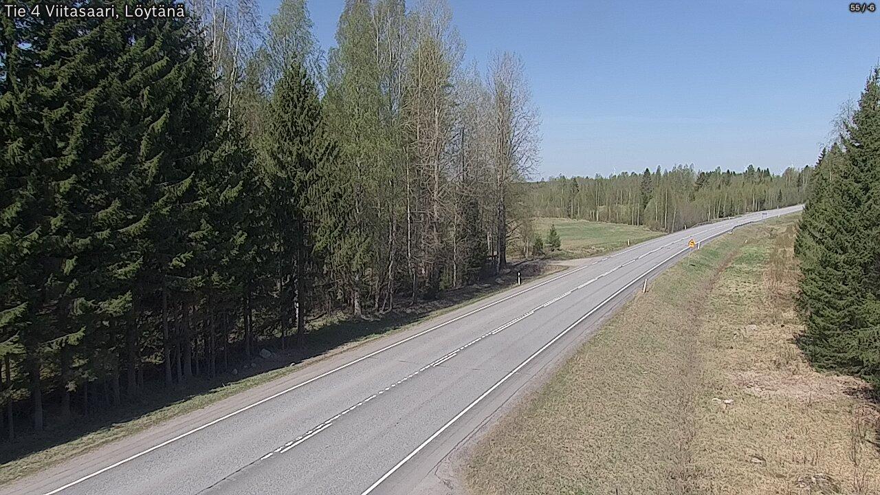 Traffic Cam Viitasaari: Tie - Löytänä - Ouluun