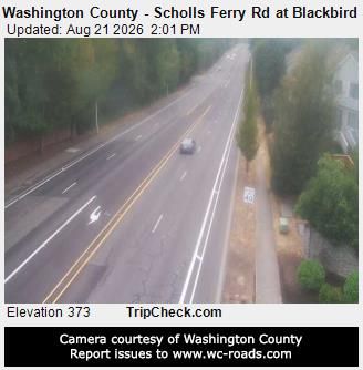 Traffic Cam Durham: Washington County - Scholls Ferry Rd at Blackbird Dr