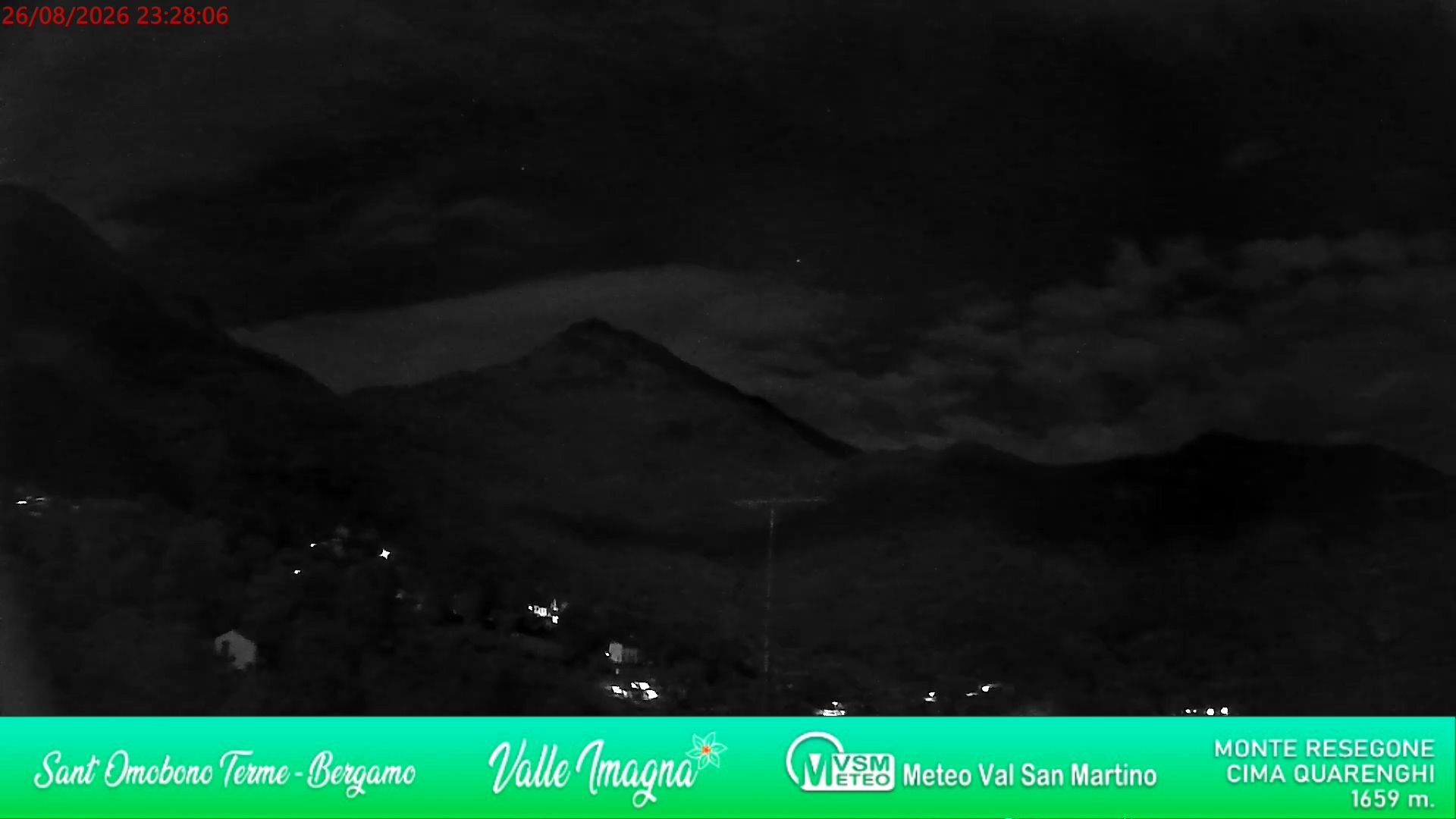 Traffic Cam Sant'Omobono Terme › North-West: Valsecca - Monte Resegone