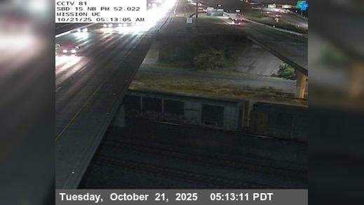 Traffic Cam Ontario › North: I-15 : (81) Mission Blvd. UC