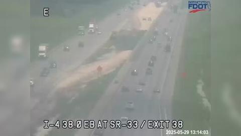 Traffic Cam Lakeland: I-4 at SR-33 - Exit