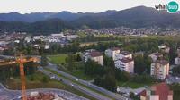 Medvode: Panoramo of city center