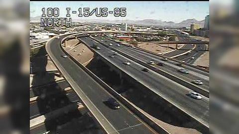 Traffic Cam Las Vegas: I-15 SB I-515 Interchange (dual)