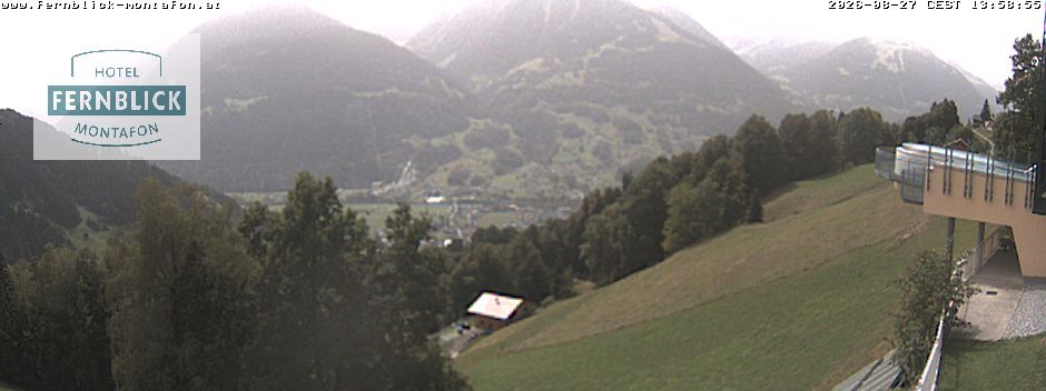 Traffic Cam Gemeinde Bartholomaberg: Hotel Fernblick Montafon