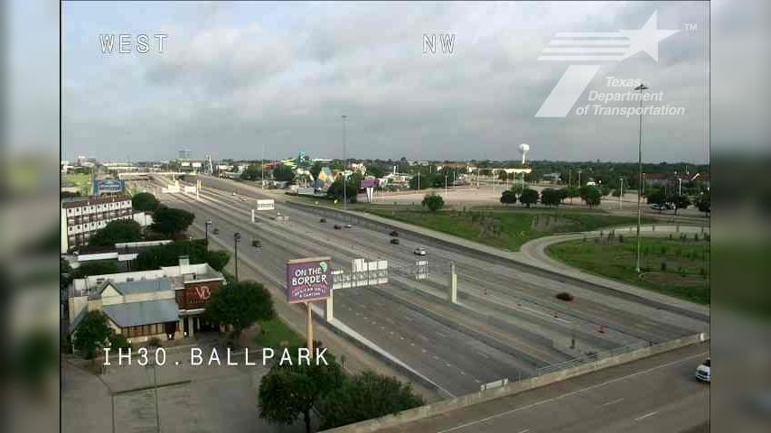 Traffic Cam Arlington › East: I-30 @ Ballpark