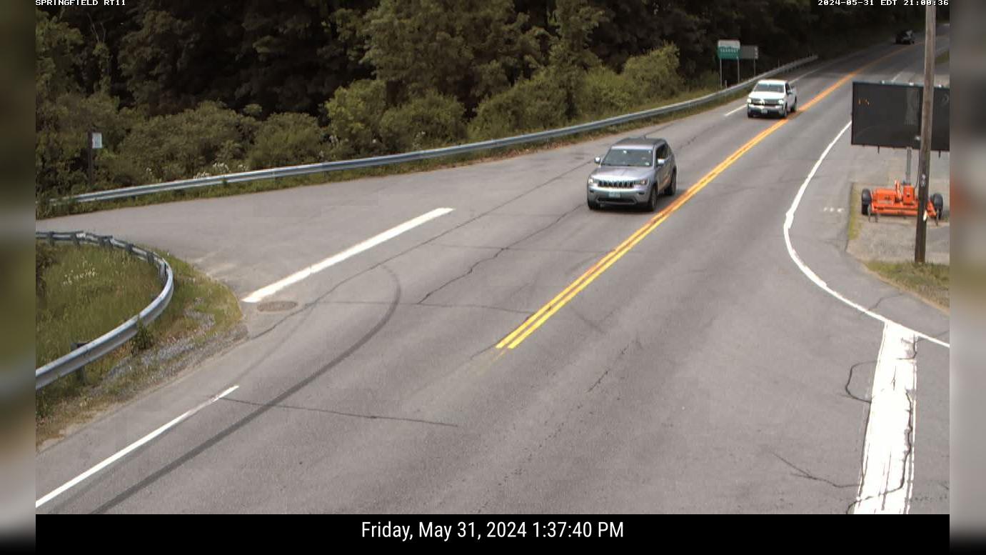 Traffic Cam Springfield: VT-11 NH Border CCTV