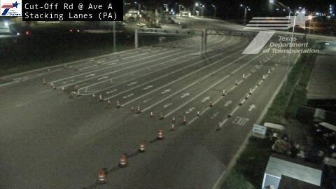 Traffic Cam Port Aransas › West: Ferry Stacking Lanes