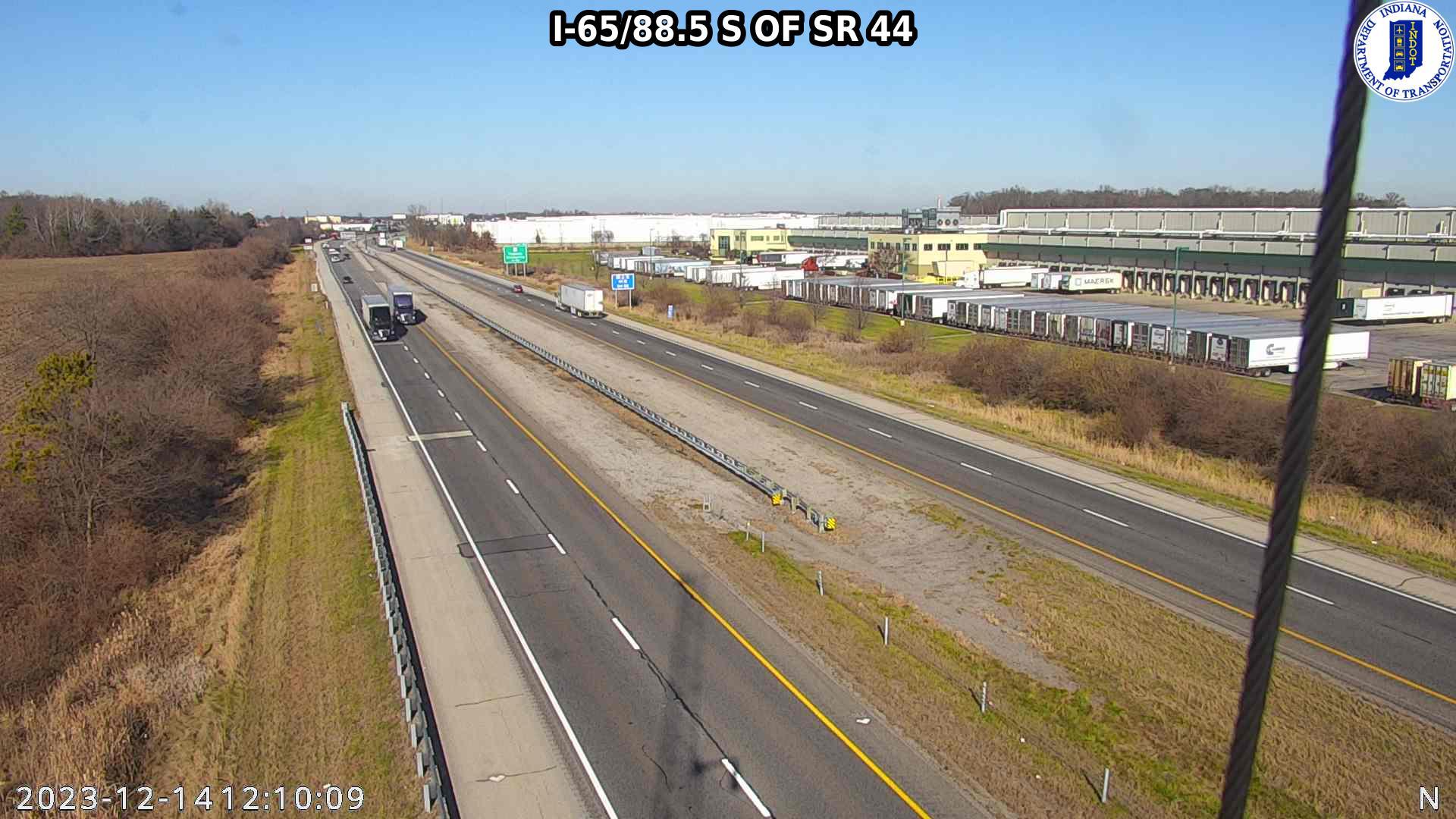 Traffic Cam Franklin: I-65: I-65/88.5 S OF SR