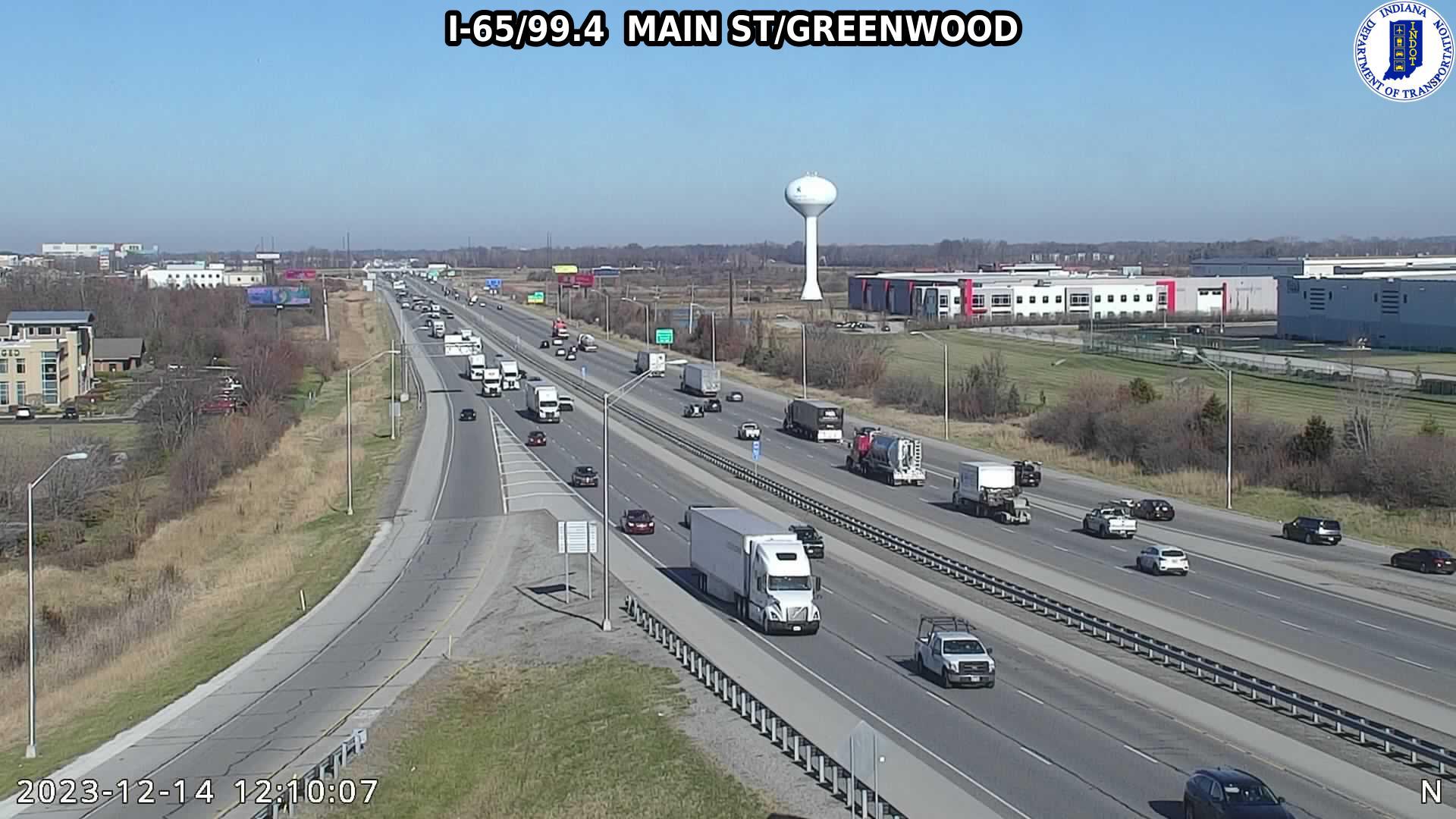 Traffic Cam Greenwood: I-65: I-65/99.4 MAIN ST - I-65/99.4 MAIN ST