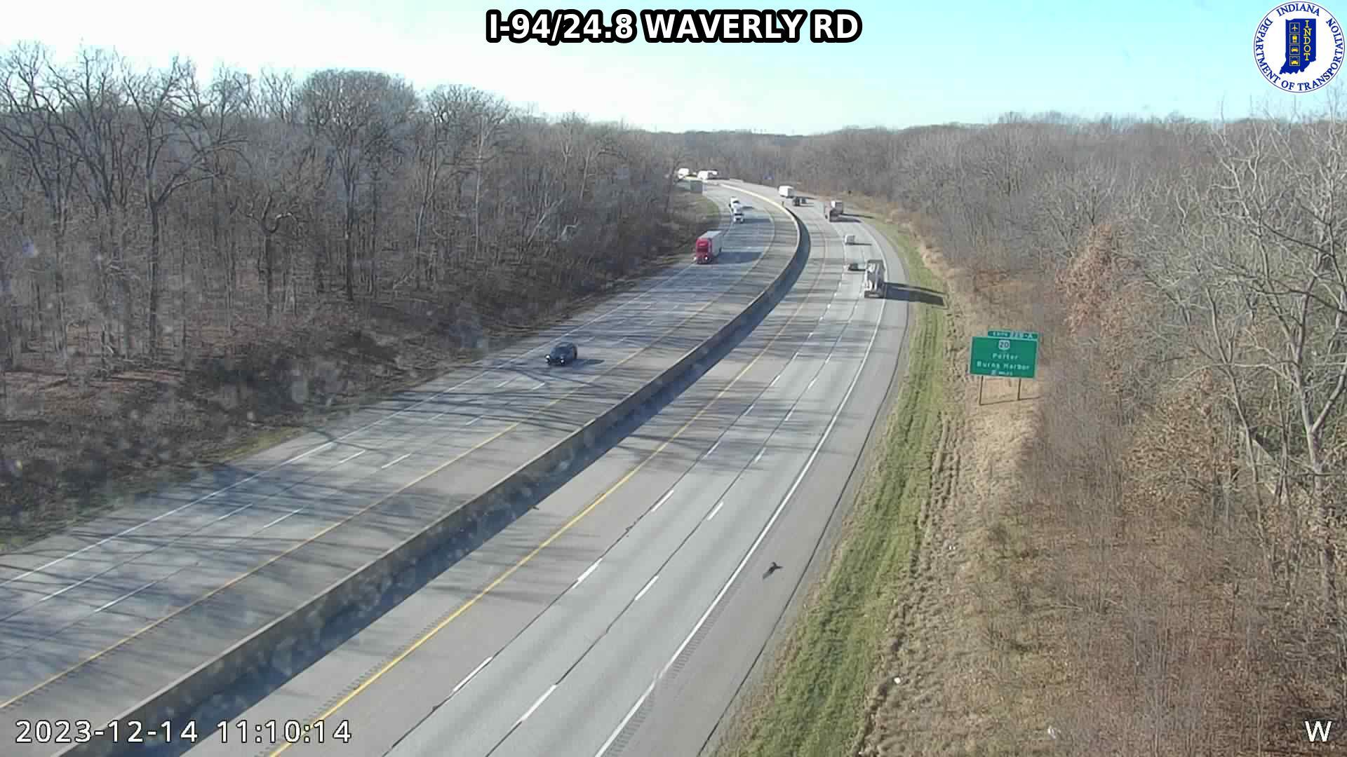 Traffic Cam Porter: I-94: I-94/24.8 WAVERLY RD : I-94/24.8 WAVERLY RD