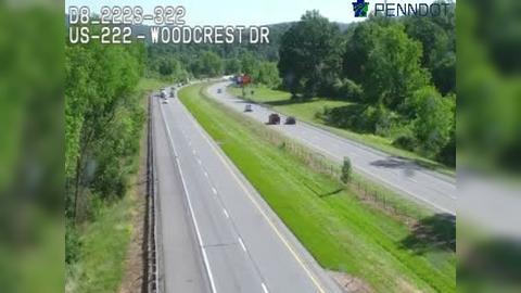 Traffic Cam Reamstown: DMS-222S-322 US-222 South MM 44.6