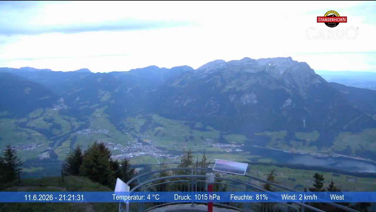 Stans: Stanserhorn - Adlerfluh (Eagle's Cliff)