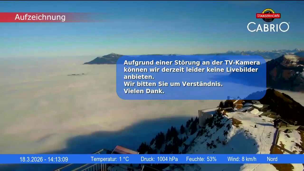 Stans: Stanserhorn Live-Bild