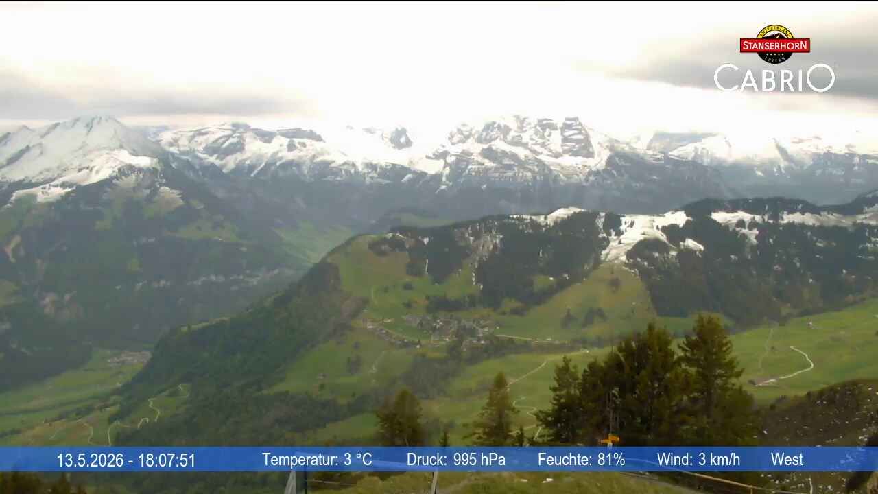 Stans: Stanserhorn Live-Bild