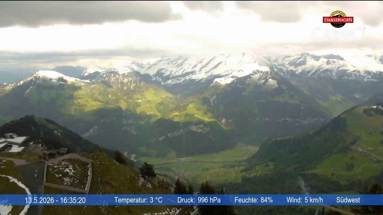 Stans: Stanserhorn Live-Bild