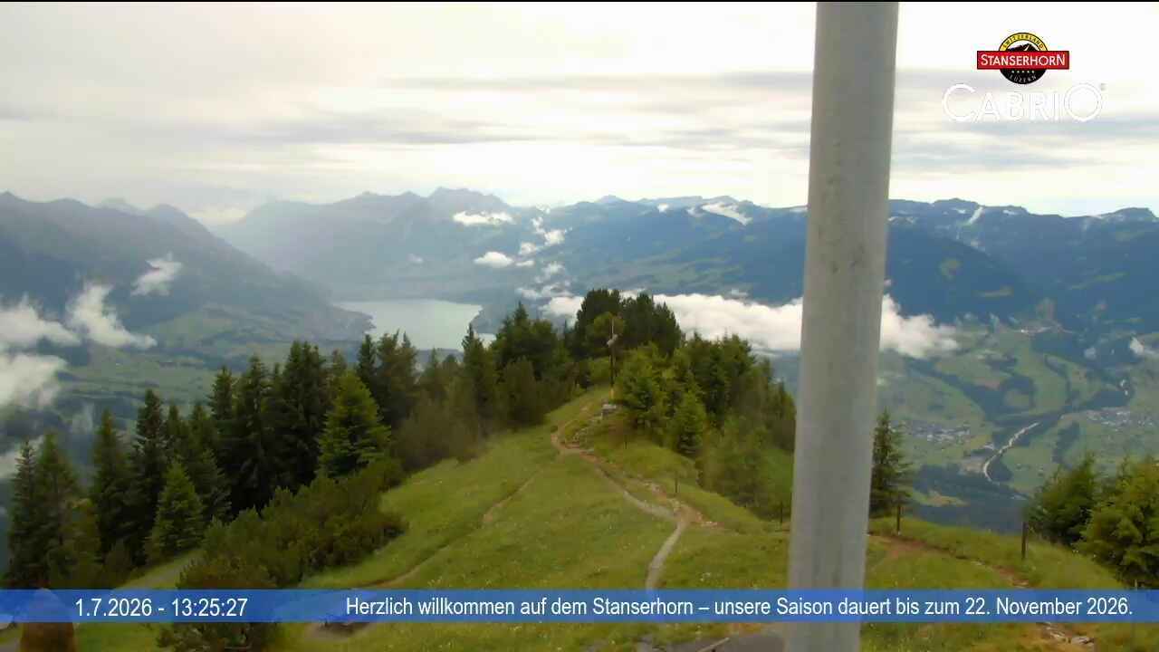 Stans: Stanserhorn - Adlerfluh (Eagle's Cliff)