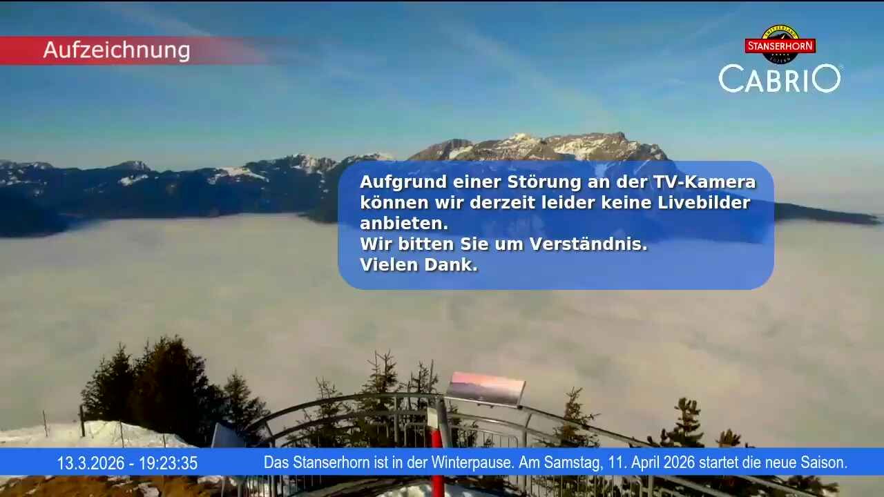 Stans: Stanserhorn Live-Bild