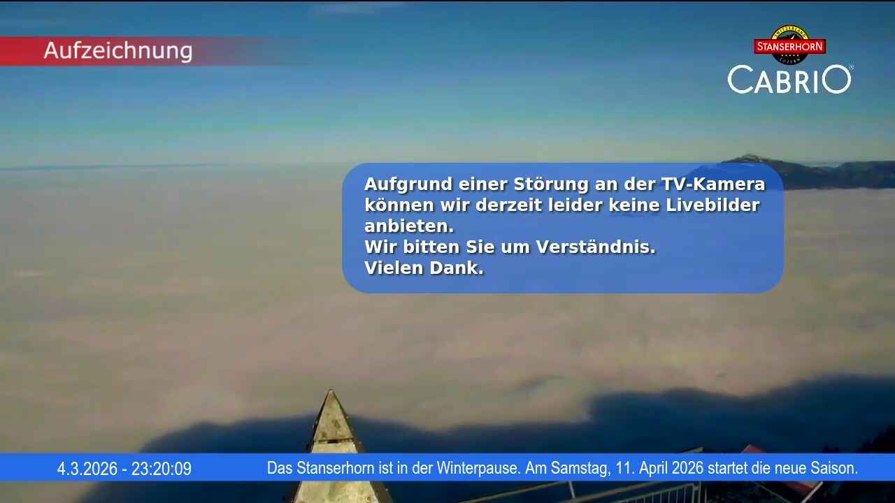 Stans: Stanserhorn Live-Bild