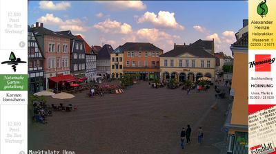 Vista de cámara web de luz diurna desde Unna: Marktcam der Kreisstadt