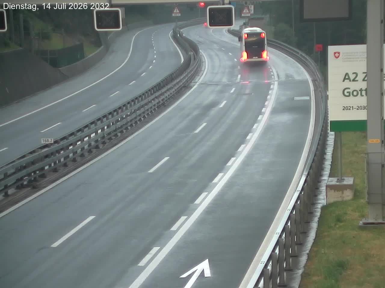 Wassen › Süden: Gotthard Tunnel