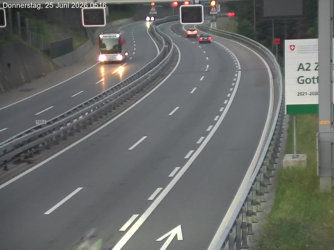 Wassen › Süden: Gotthard Tunnel
