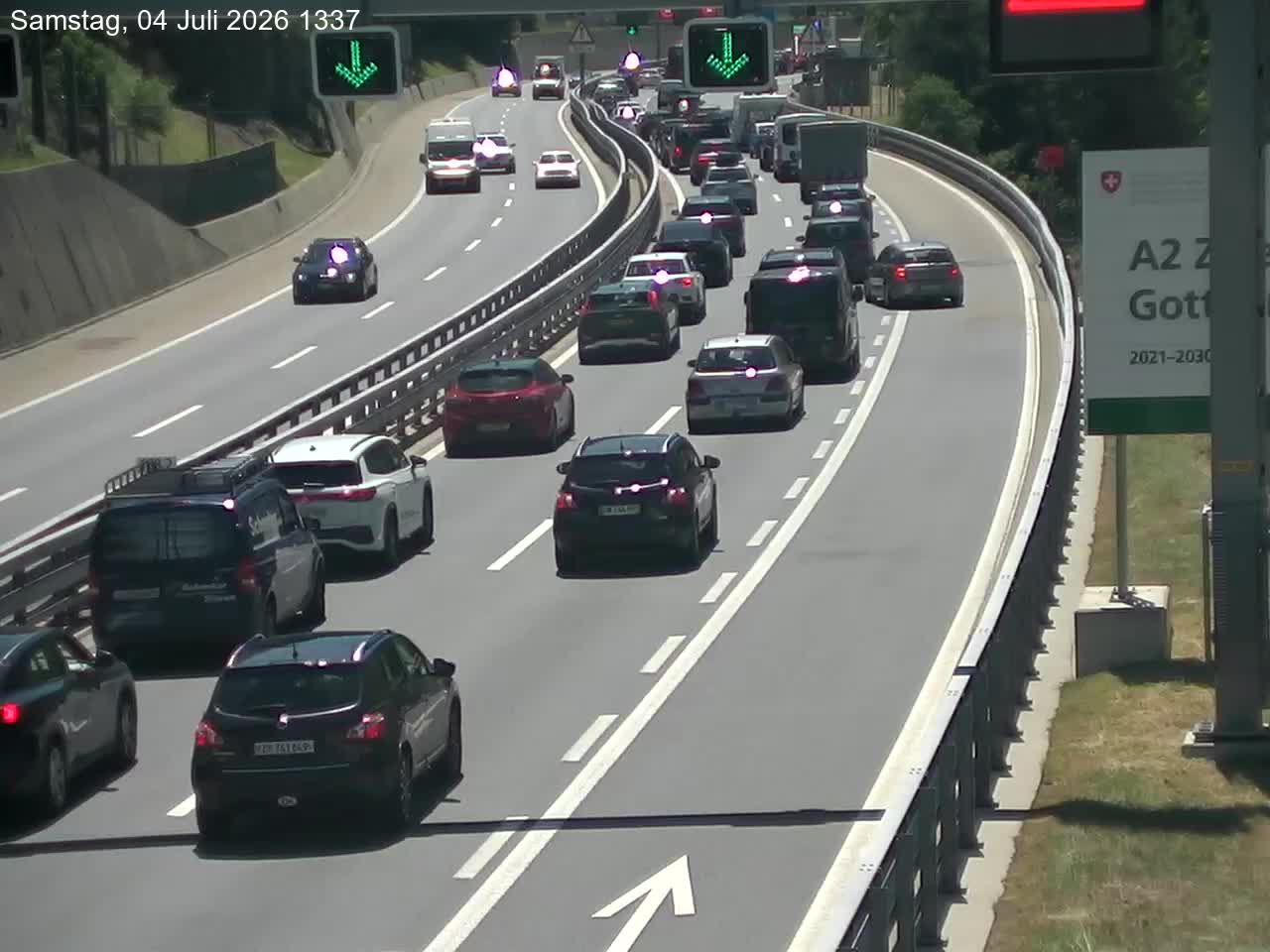 Wassen › Süden: Gotthard Tunnel