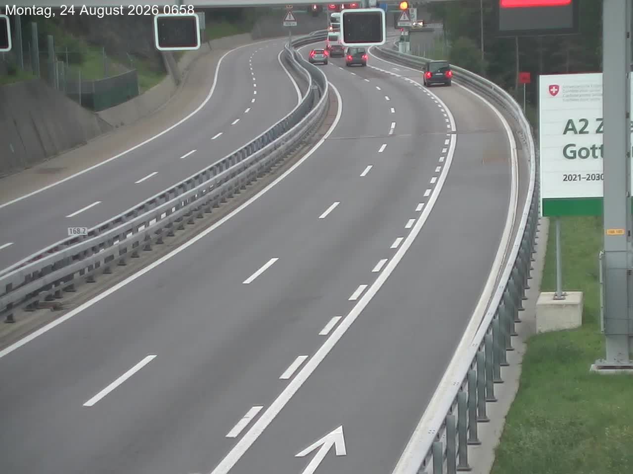 Wassen › Süden: Gotthard Tunnel