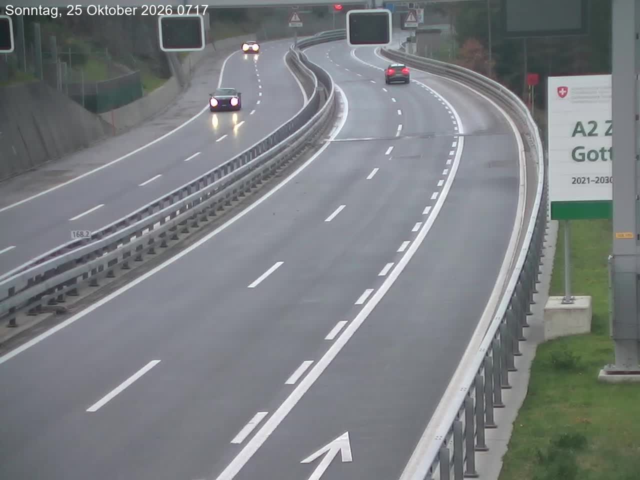 Wassen › Süden: Gotthard Tunnel
