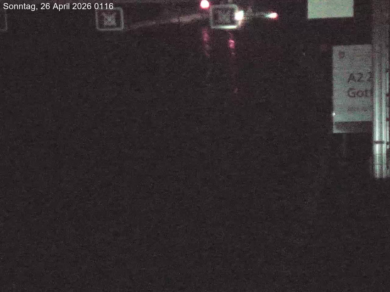 Wassen: A2/E35, Gotthardtunnel, Göschenen in Richtung Süd