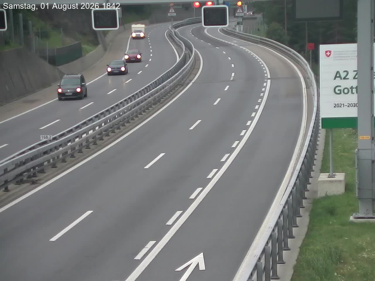 Wassen › Süden: Gotthard Tunnel