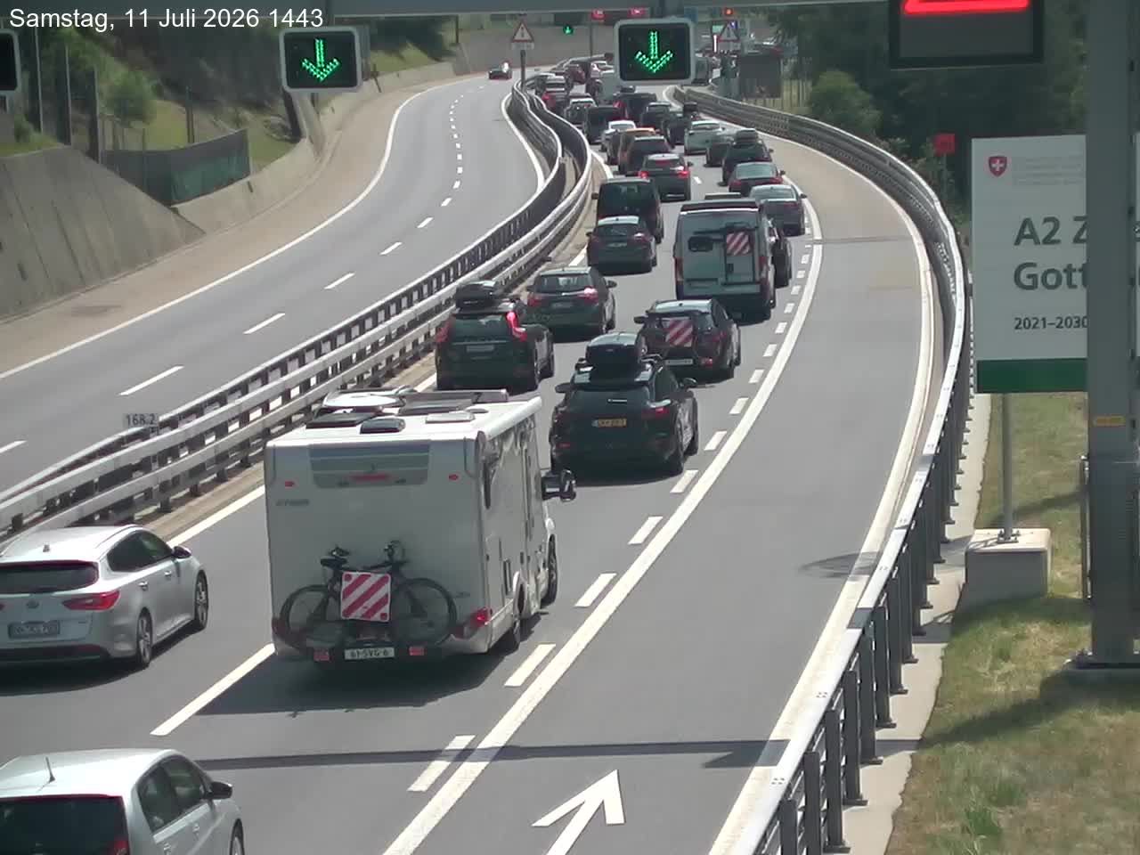 Wassen › Süden: Gotthard Tunnel