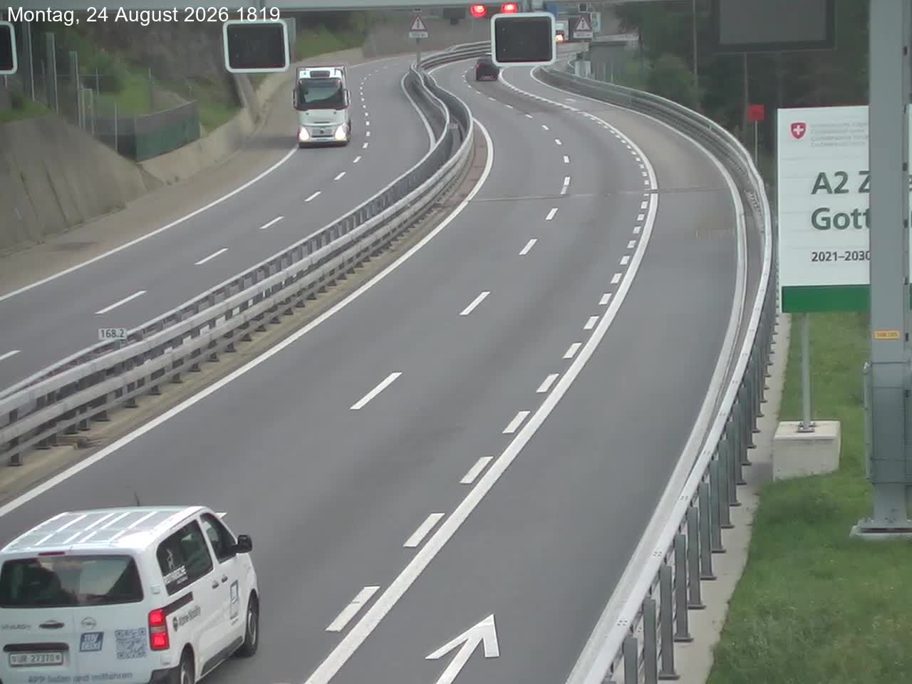 Wassen › Süden: Gotthard Tunnel