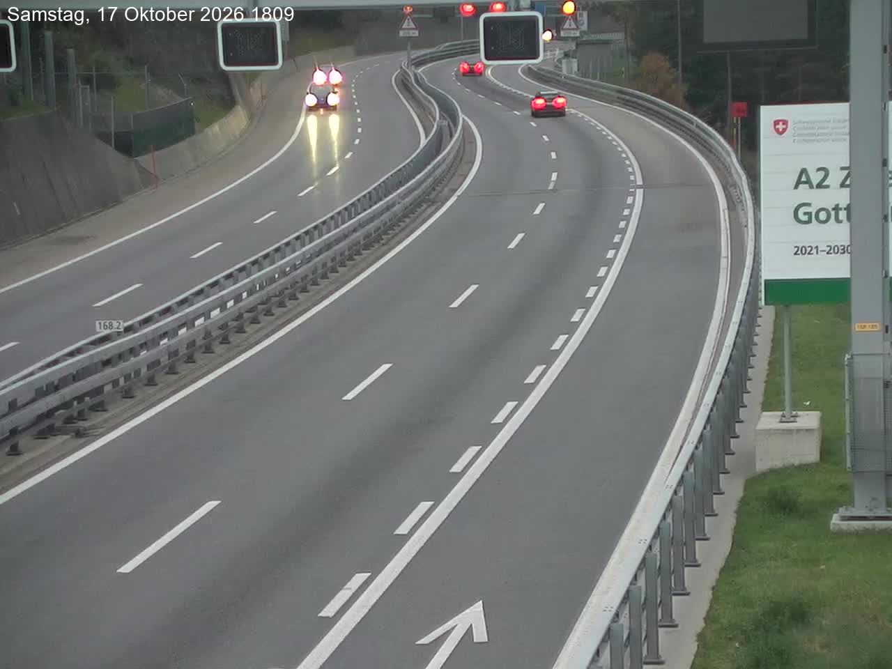 Wassen › Süden: Gotthard Tunnel