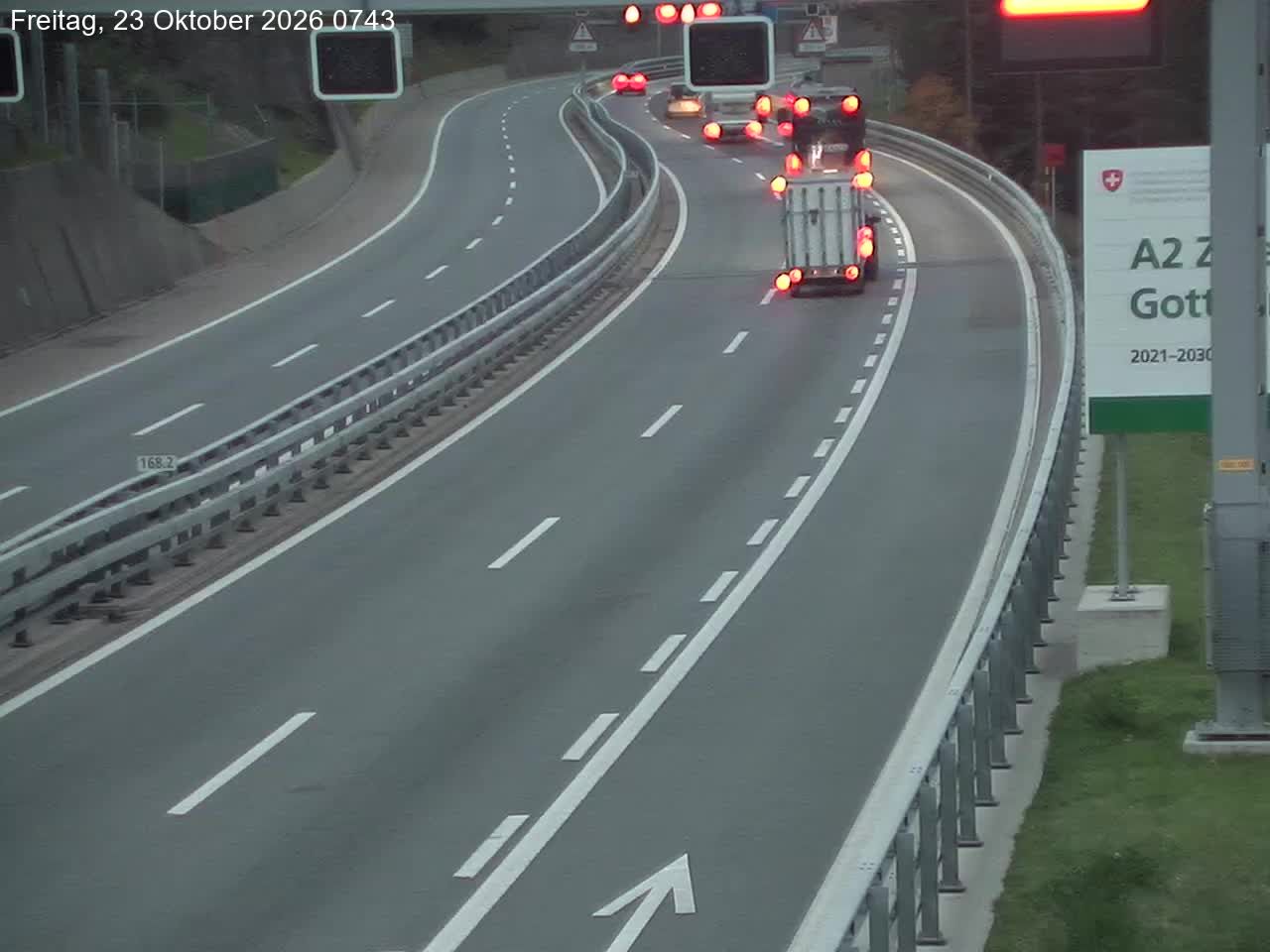 Wassen › Süden: Gotthard Tunnel