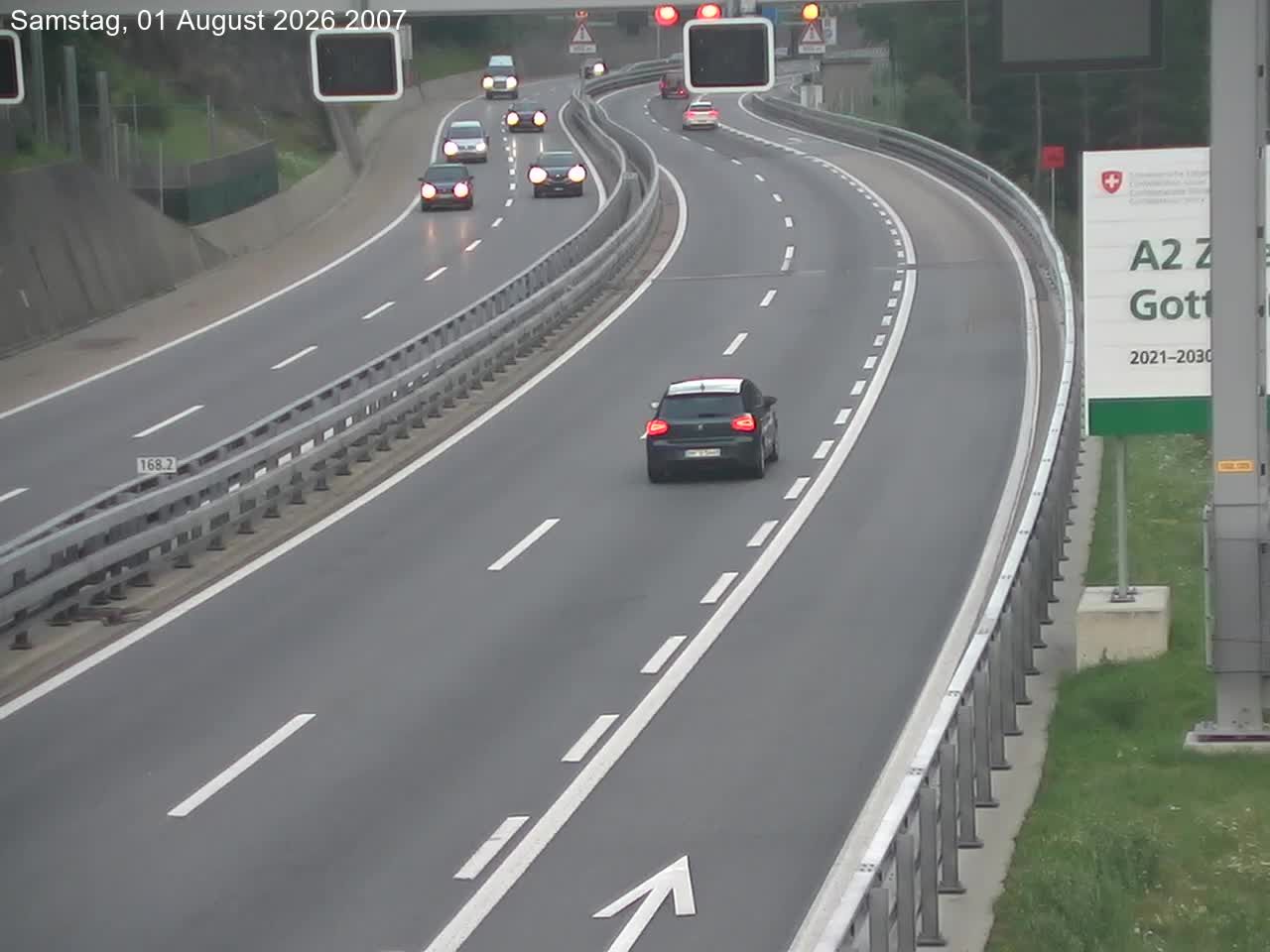 Wassen › Süden: Gotthard Tunnel