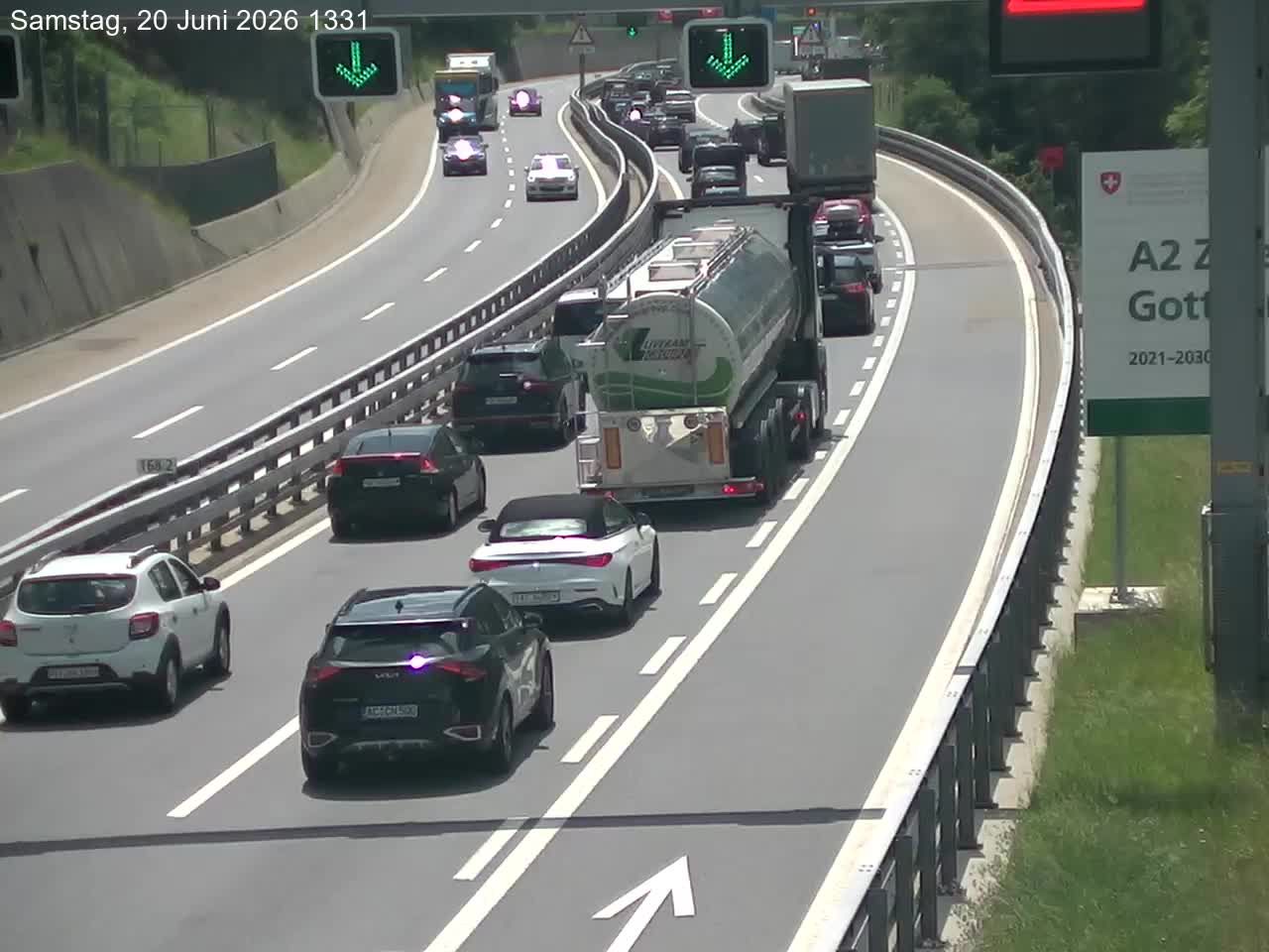 Wassen › Süden: Gotthard Tunnel