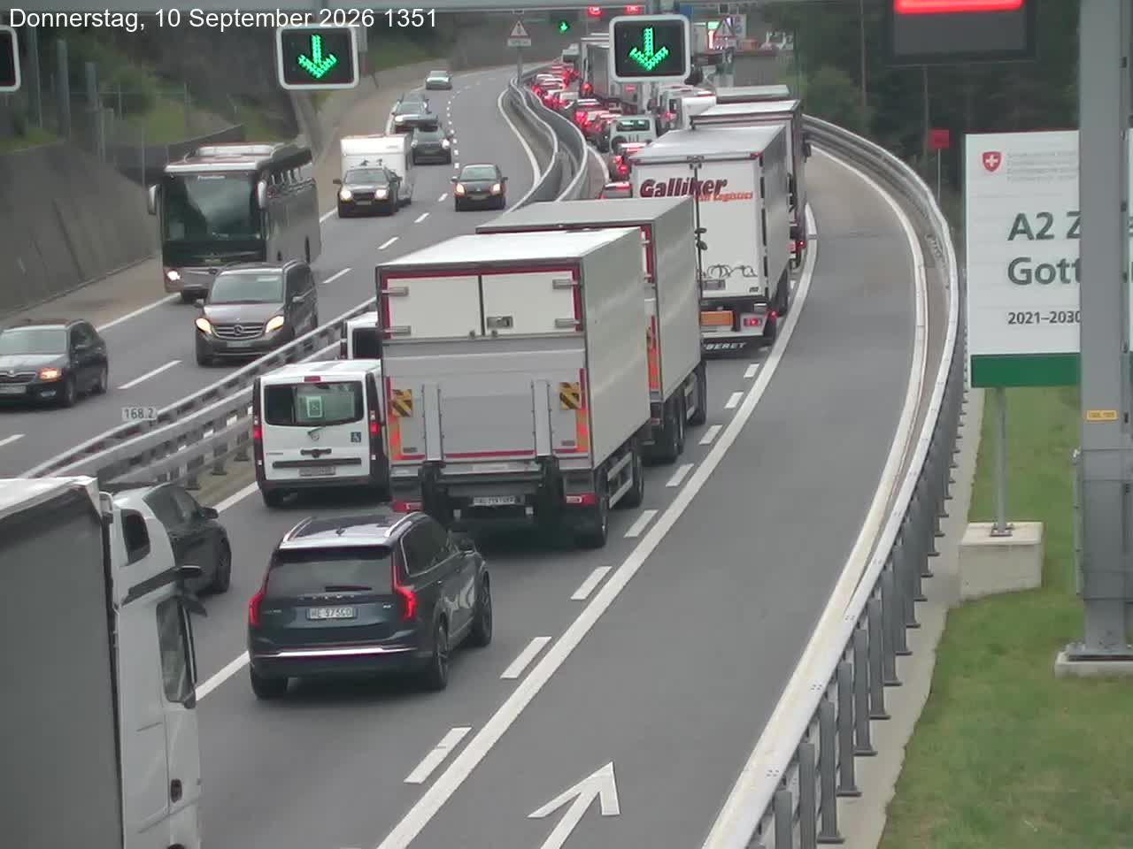 Wassen › Süden: Gotthard Tunnel