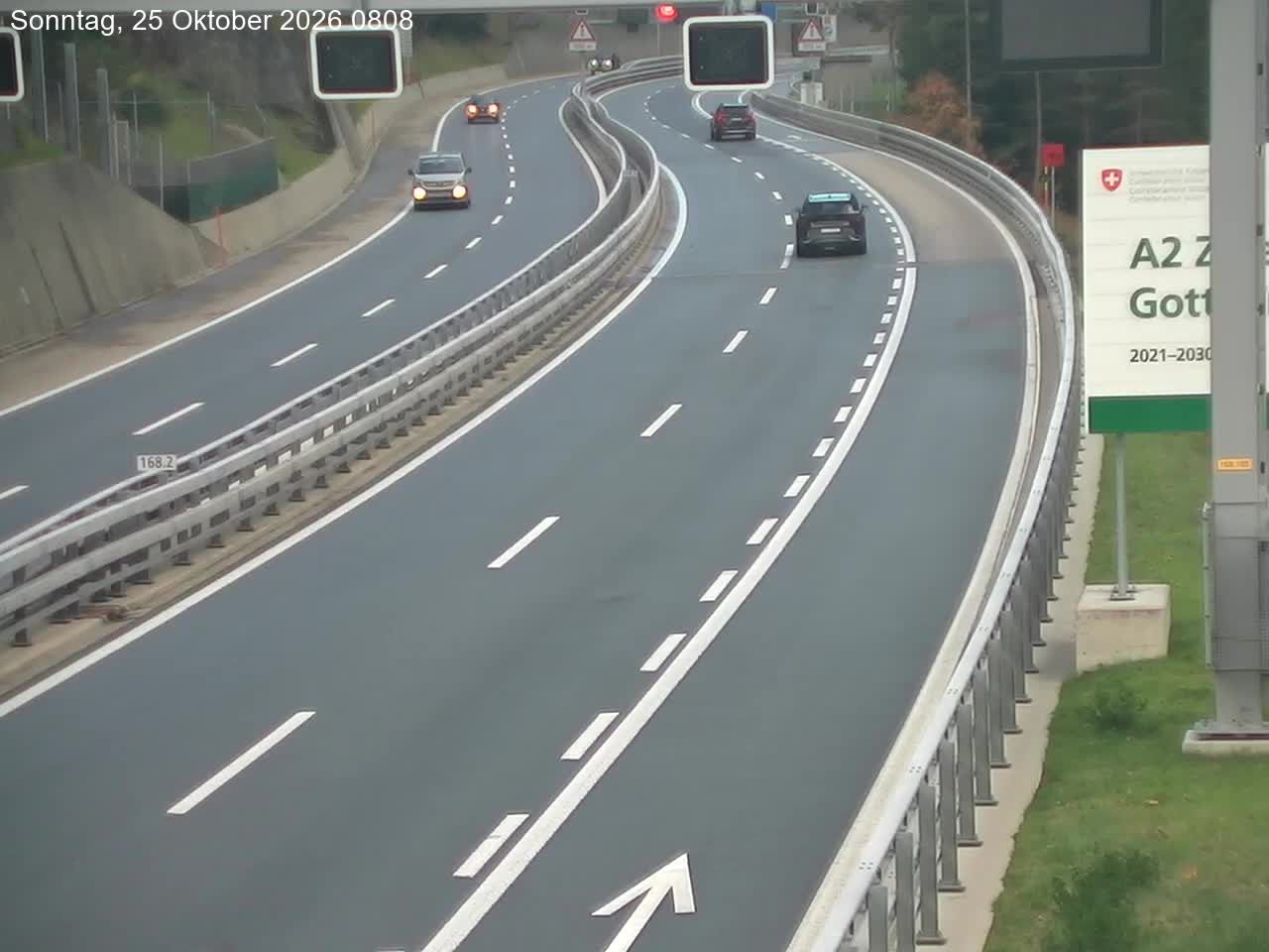 Wassen › Süden: Gotthard Tunnel