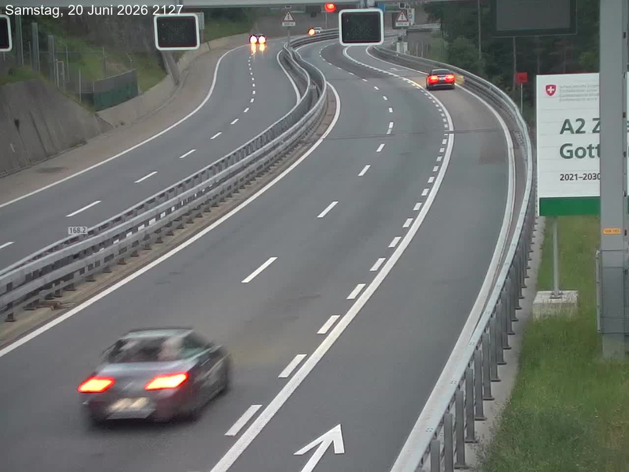 Wassen › Süden: Gotthard Tunnel