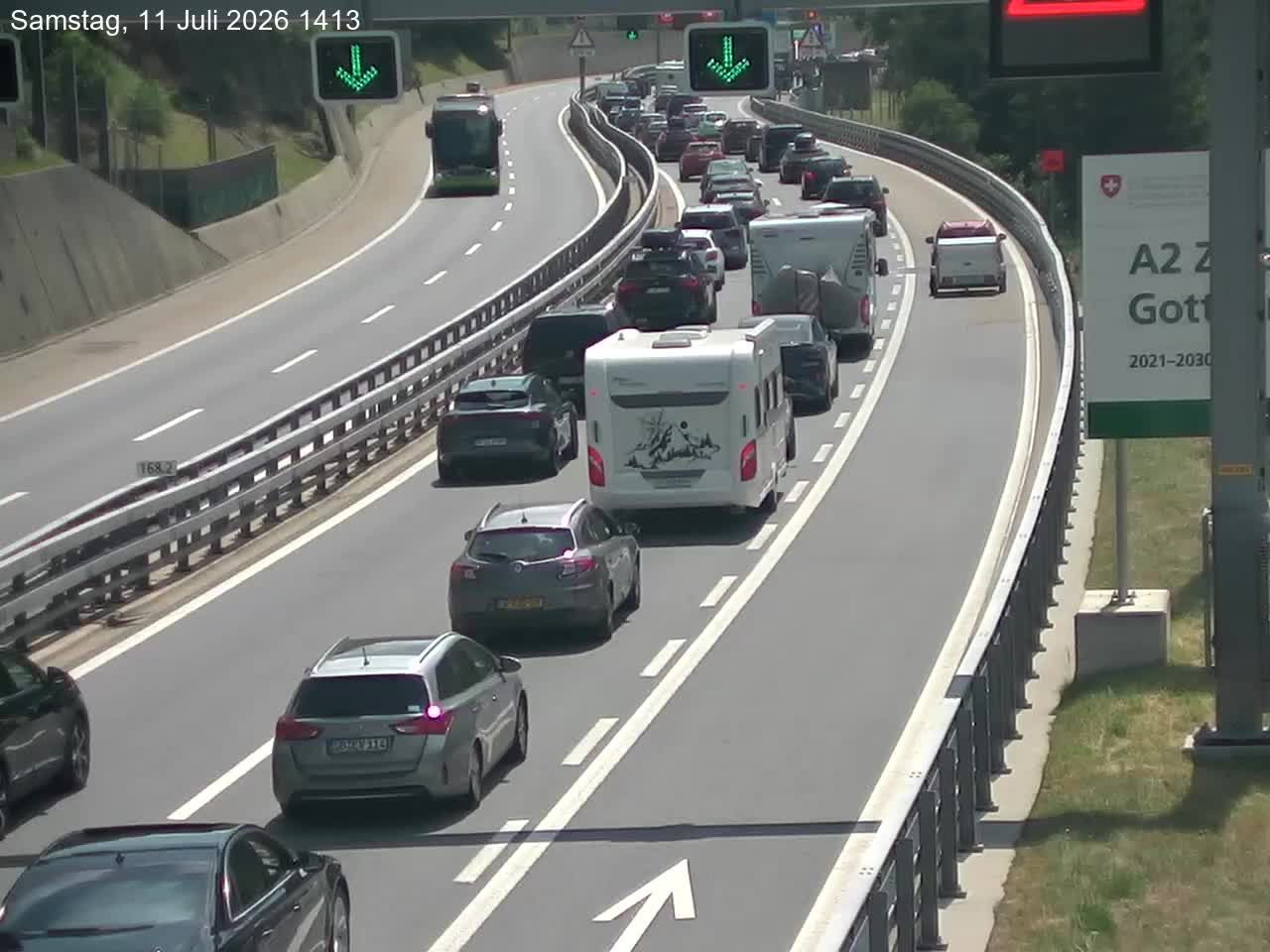 Wassen › Süden: Gotthard Tunnel