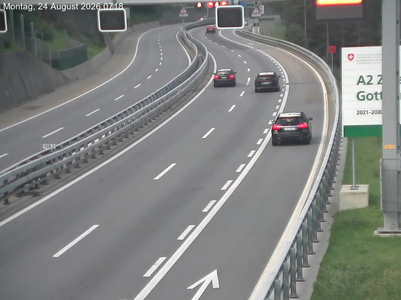 Wassen › Süden: Gotthard Tunnel