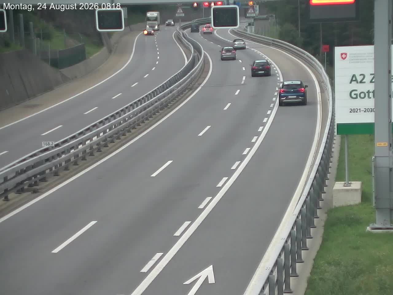 Wassen › Süden: Gotthard Tunnel