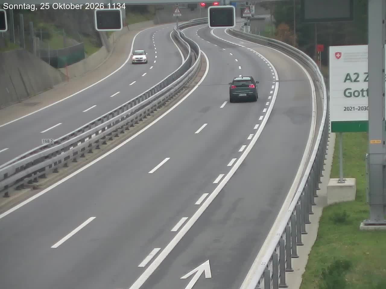 Wassen › Süden: Gotthard Tunnel
