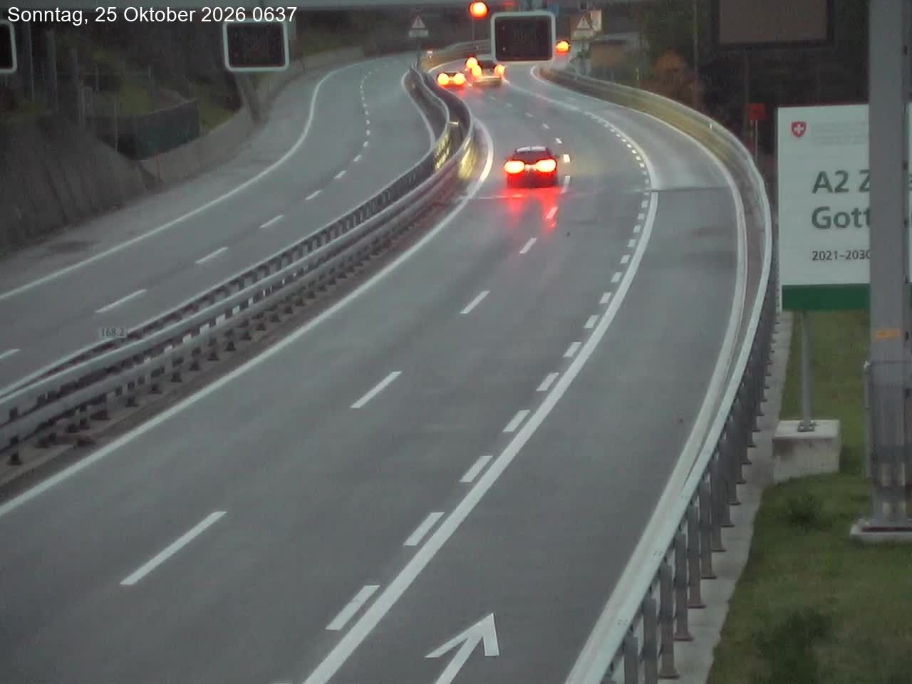 Wassen › Süden: Gotthard Tunnel