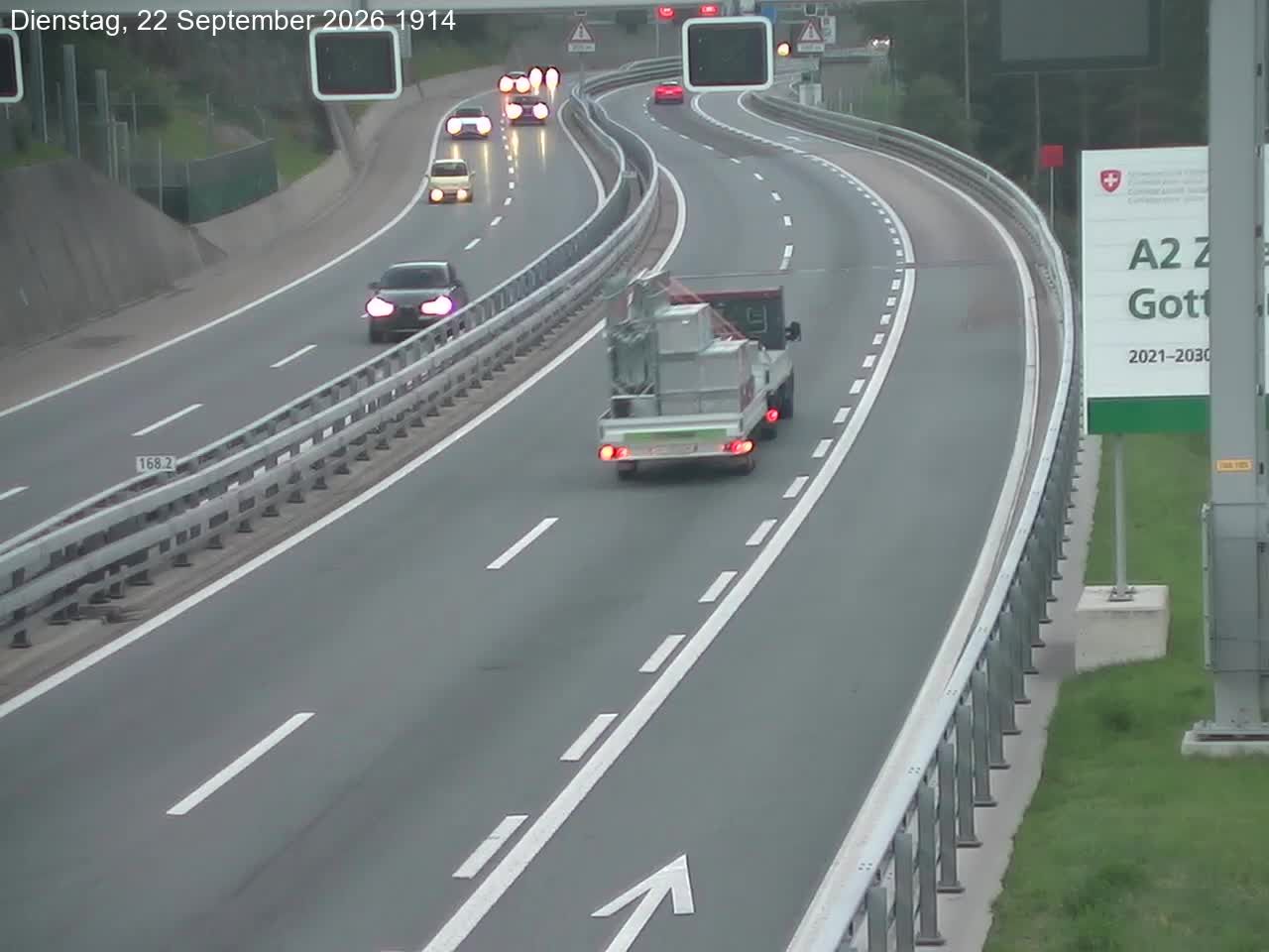 Wassen › Süden: Gotthard Tunnel